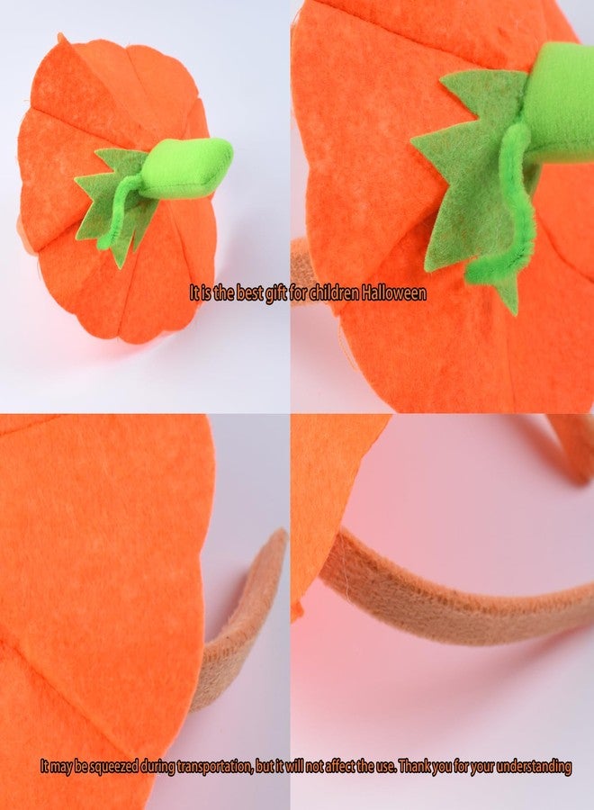 Dancepanda Halloween Pumpkin Headband Pumpkin Hat for Women Adult Kids -Pumpkin Headband hat Dress Up Headband (Root stem style) - Image 5